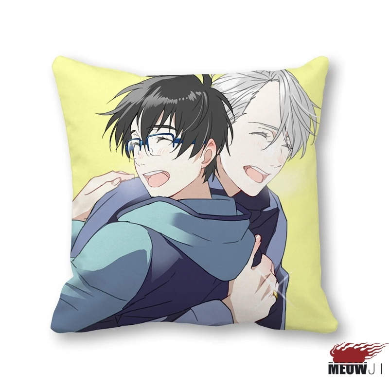 F Чехол-наволочка для подушки с рисунками из аниме "Yuri on Ice", разные размеры - Цвет: F