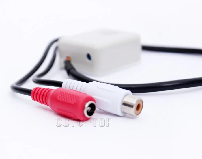 Звуковой Монитор 6 12 В для записи звука камеры видеонаблюдения с микрофоном|sound