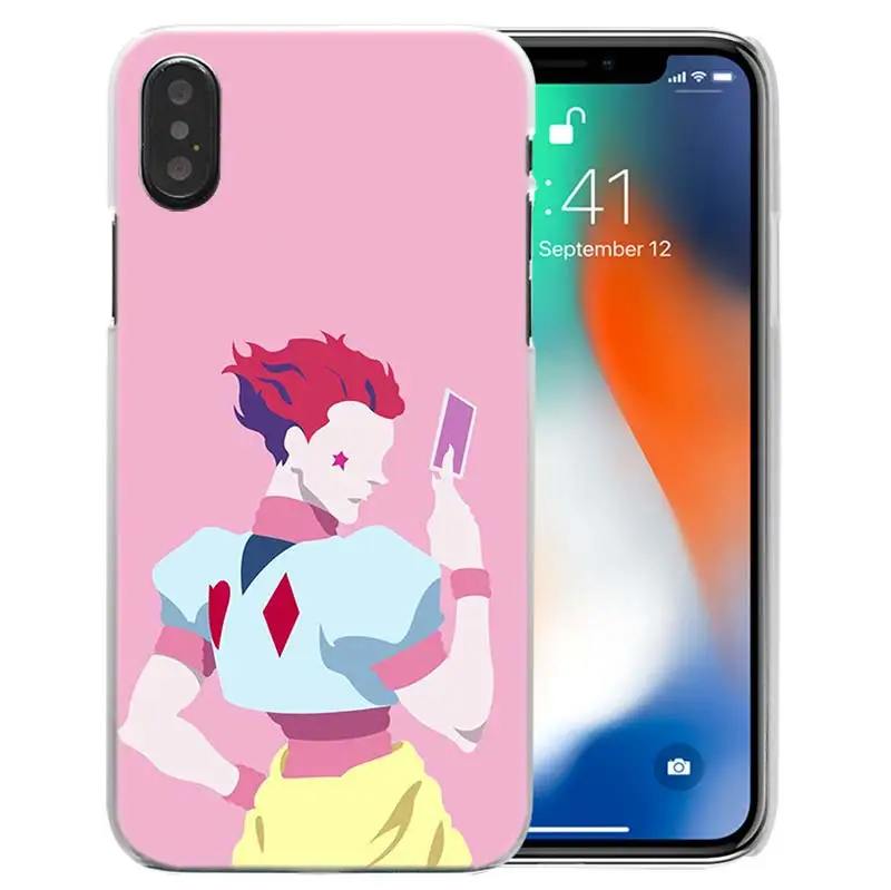 15 Чехол Hisoka Hunter Аниме для iPhone XS Max XR X или 10 6 6S 7 7S 8 Plus 5S SE 5 4S 4 5C Жесткий прозрачный пластиковый PC Coque Cover 11 Pro - Цвет: 15