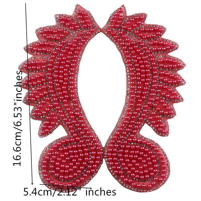 10 пар красных зеркальных наклеек термоклейкие Переводные Кристаллы Дизайн