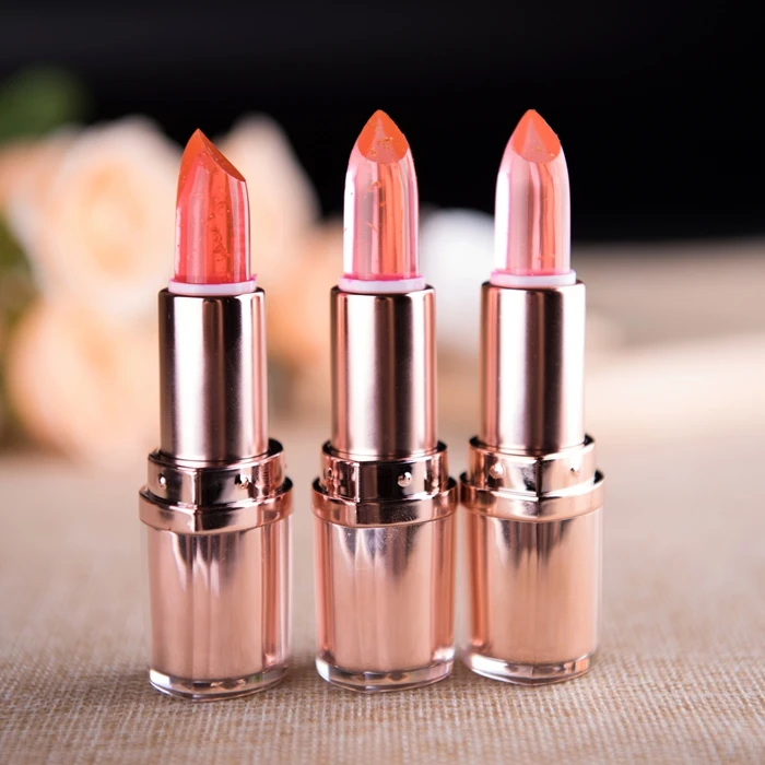 2017 Temperature Change Color Lip Balm Waterproof Long-lasting Transparent Organic Gold Leaf Moisturizer Stick Lips |