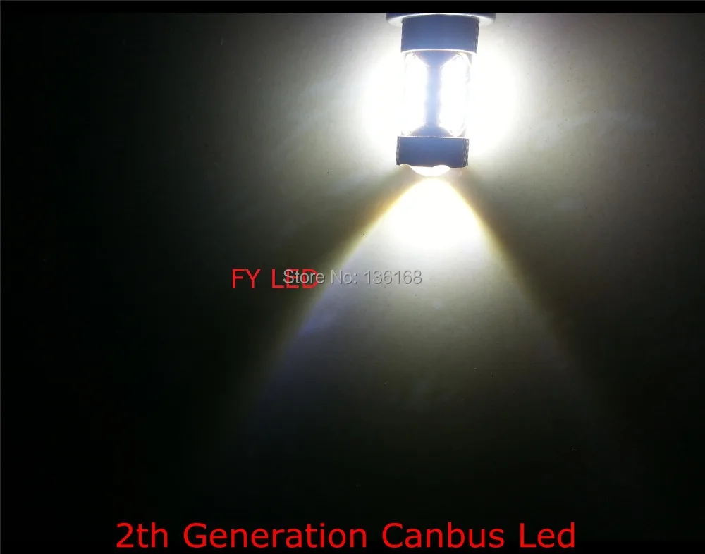 80 Вт белый Cree чипы Canbus Error Free P21W 1156 BA15s R10W 382 10 weib 6000 к шине CAN-Bus Автомобильный