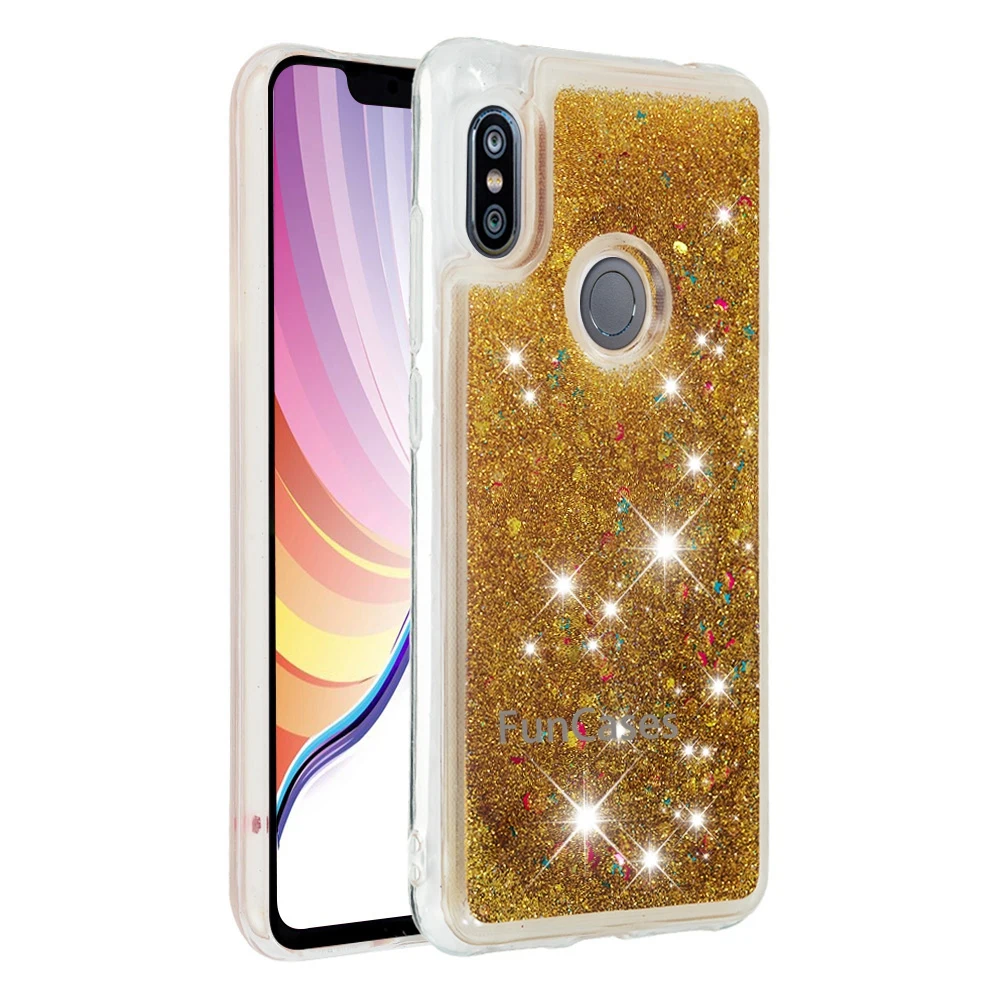 Чехол зыбучий песок для Xiaomi Redmi Note 6 Pro силиконовый чехол с единорогом
