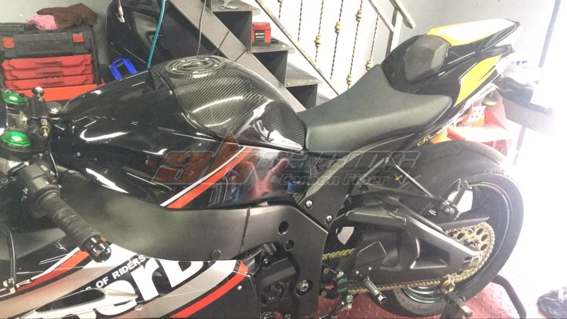 Топливный бак для Kawasaki ZX10R 2011 2012 2013 2014 2015 полностью из углеродного волокна 100%