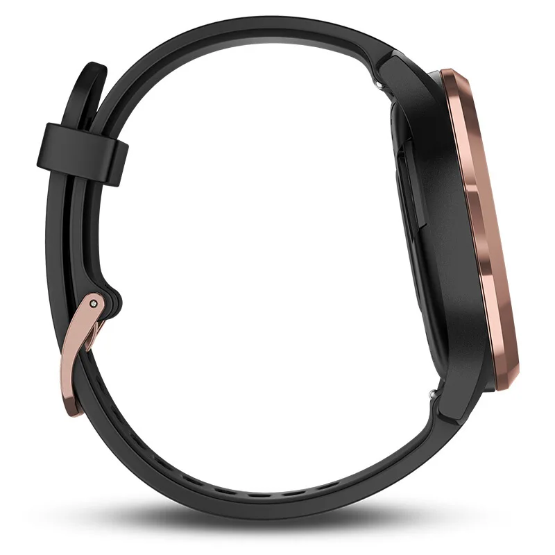 GARMIN vomove HR гибридные Смарт-часы для мужчин и женщин черный/розовое золото |