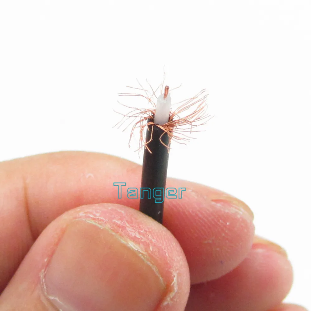 Удлинительный кабель косичка RG174 10 см 4 дюйма РЧ коаксиальный 45 дюймовый с низкой