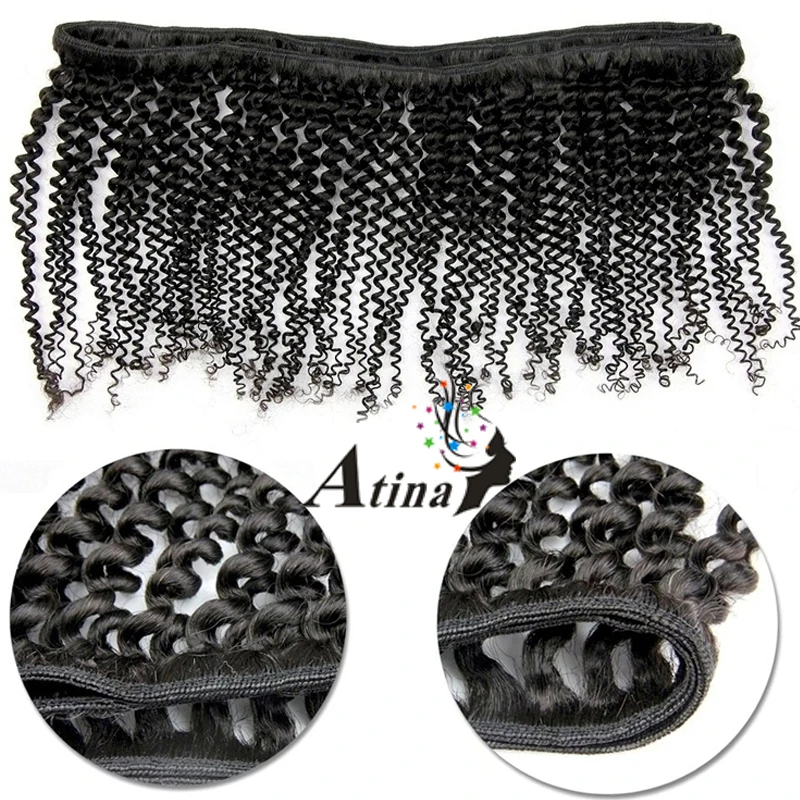 7А Монгольский Странный Вьющиеся Волосы Девственные 3 Пучки Натуральный Черный