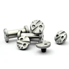 2 шт. 5 мм6 мм сделай сам, материал для изготовления ножа, ручка, винтовые ножи, острый нож с рыбной головкой, 12 размеров, прямой складной нож, винт с заклепками Fk02