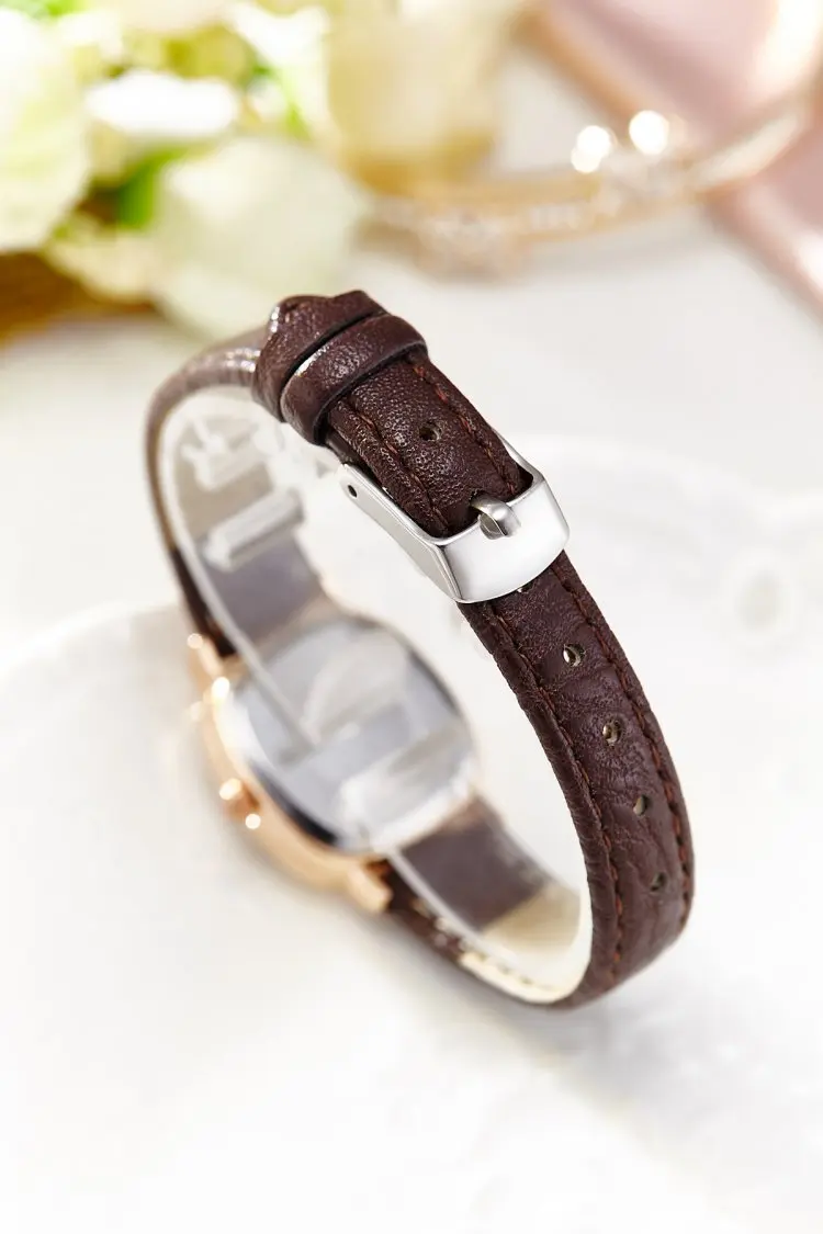 

Hot sale top women quartz-watch leather ladies Analog small dail watch women montre femme wrist watches