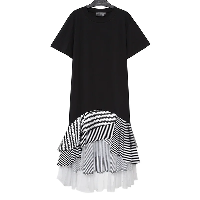 Новинка 2020! Новое поступление! Женское платье с коротким рукавом из сетчатой