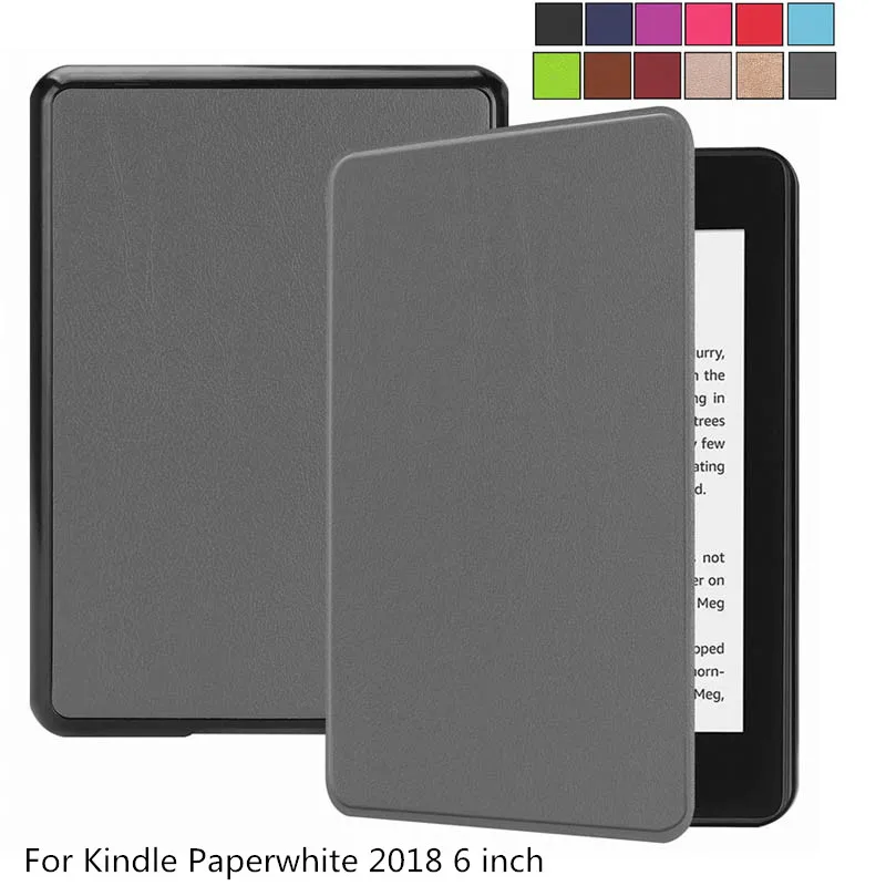 Тонкий Магнитный чехол для Amazon Kindle Paperwhite 4 10 го поколения Электронная книга с