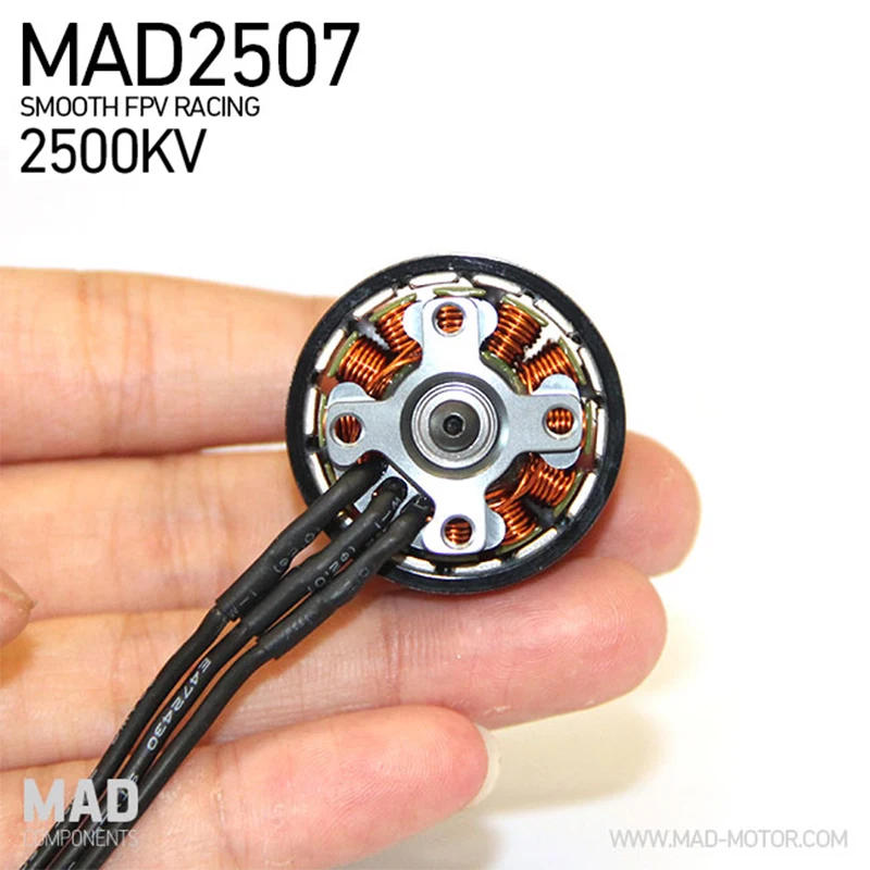 Квадрокоптер с бесщеточным Мотором MAD 2507 кв для дальнего радиуса действия FPV |