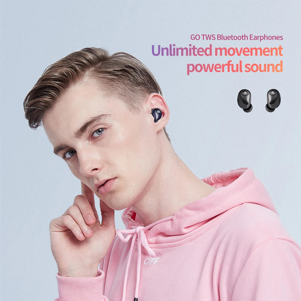

New Nillkin TWS Auto Pair Bluetooth 5.0 Wireless IPX5 Stereo Handsfree Call Charging Case Volume Control Share Music