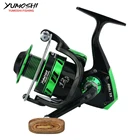 Yumoshi новая спиннинговая Рыболовная катушка, металлическая катушка, 12 шарикоподшипников, серия 1000-7000, рыболовное колесо