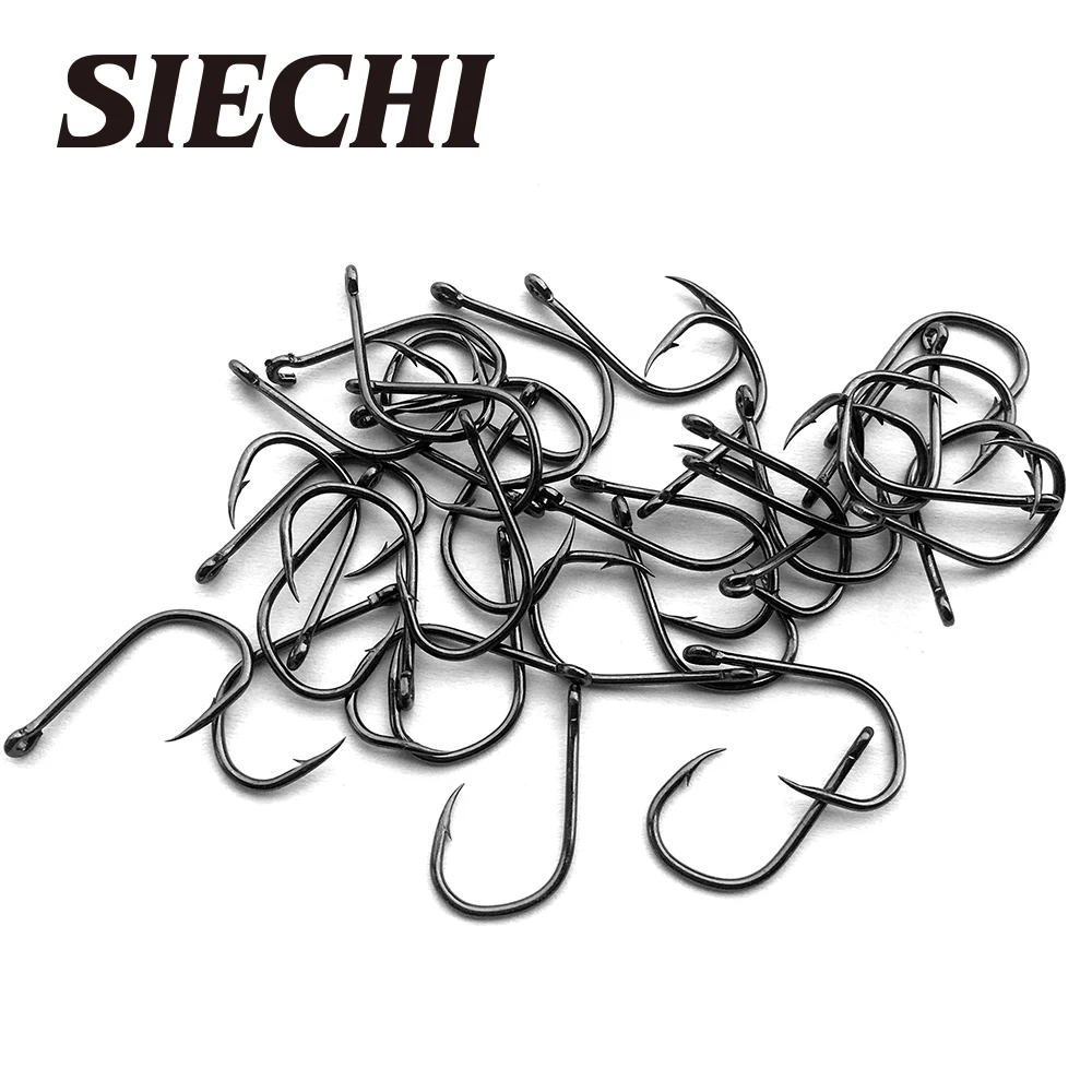 SIECHI 500 шт./кор. рыболовный крючок из высокоуглеродистой стали размер #3-#12