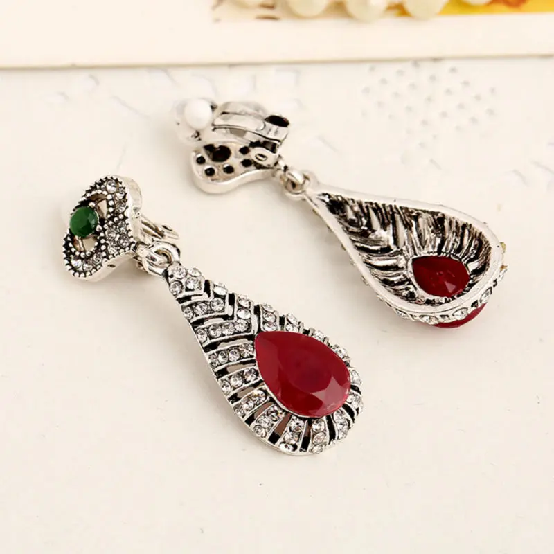 Женские серьги-клипсы без отверстий ювелирные изделия из искусственной смолы с