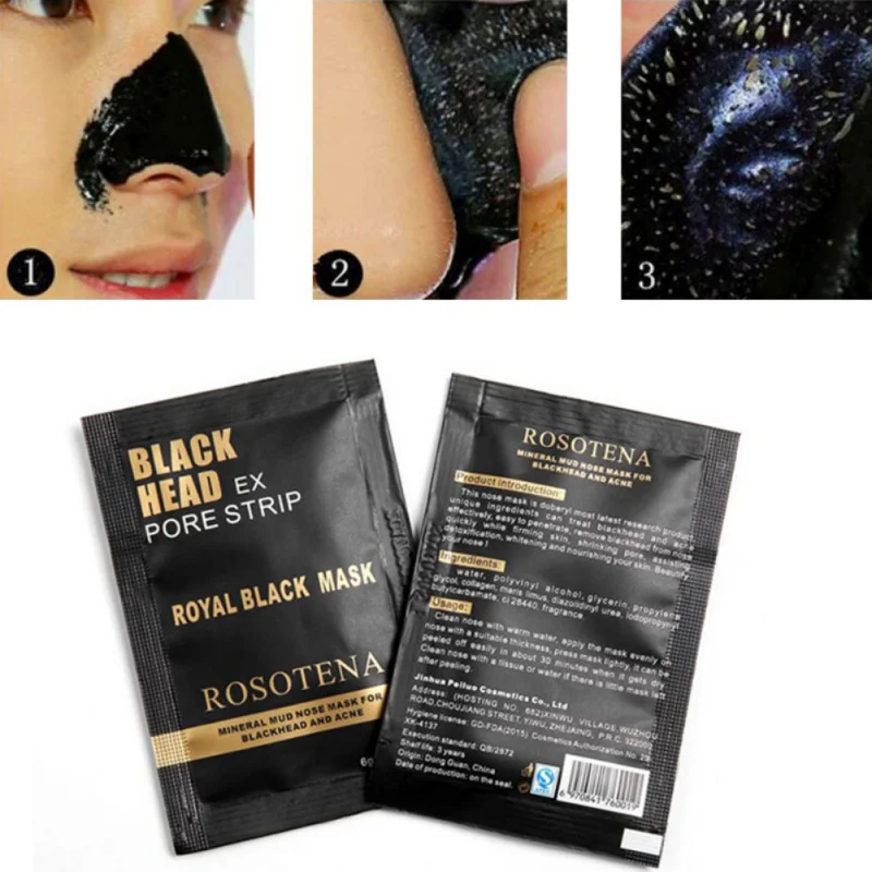 10 шт. уход за лицом черная маска для лица с головой носа средство удаления угрей