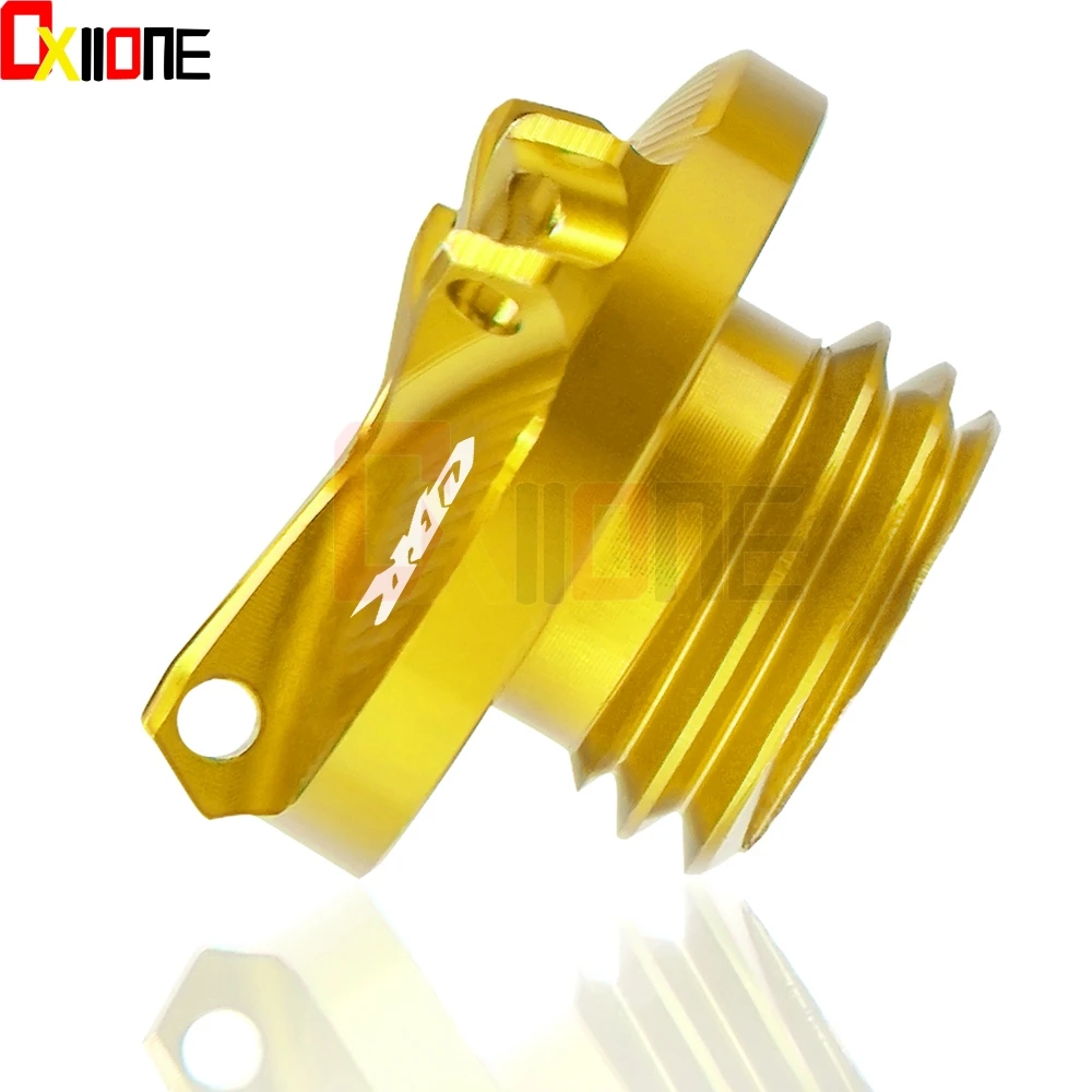 gold Мотоцикл M20* 2,5 двигатель масляный фильтр чашка Заглушка Крышка винт для Honda CBR 600 610 F CBR 600 900 1000 RR CBR 600 F2 F3 F4 F4i 250R - Цвет: gold
