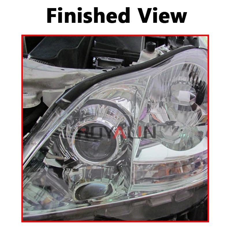 Автомобильный проектор ROYALIN H1 2 5 Bi Xenon для Pegasus Shrouds Ford C max A3 Citroen Caddy Polo Touran H4 H7