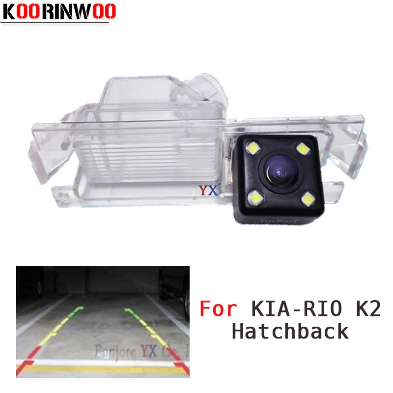 KOORINWOO CCD HD Special Car Rear view camera For Kia/Rio 2 Hatchback 2012 for Hyundai Hatchback 12/13/14 Parking Assistance