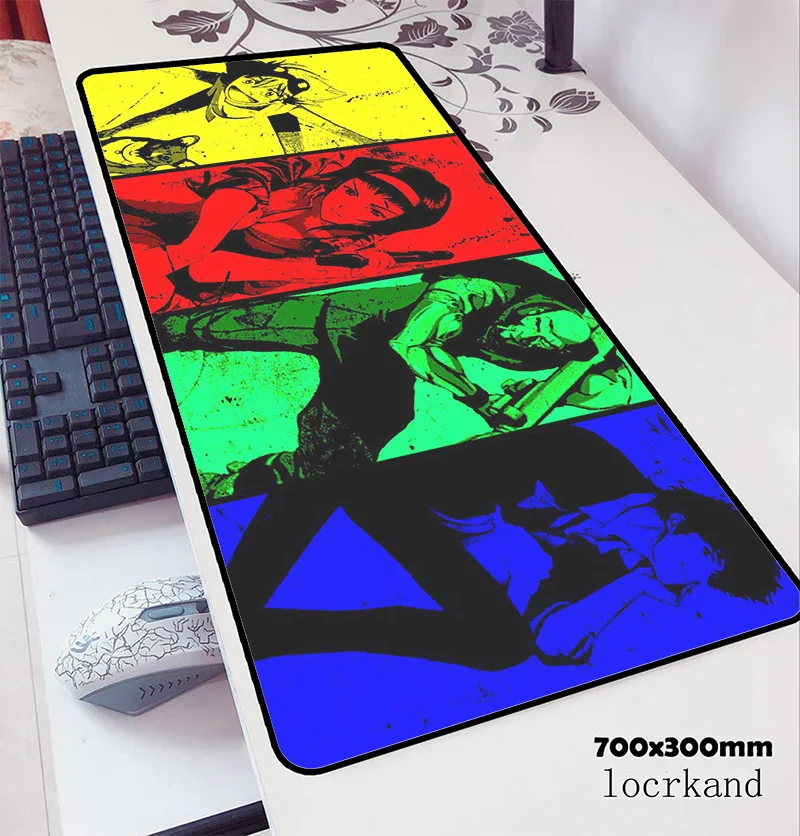 

cowboy bebop padmouse home 700x300x2mm pad mouse cheapest notbook computer HD print mouse pad gaming mousepad gamer mouse mat