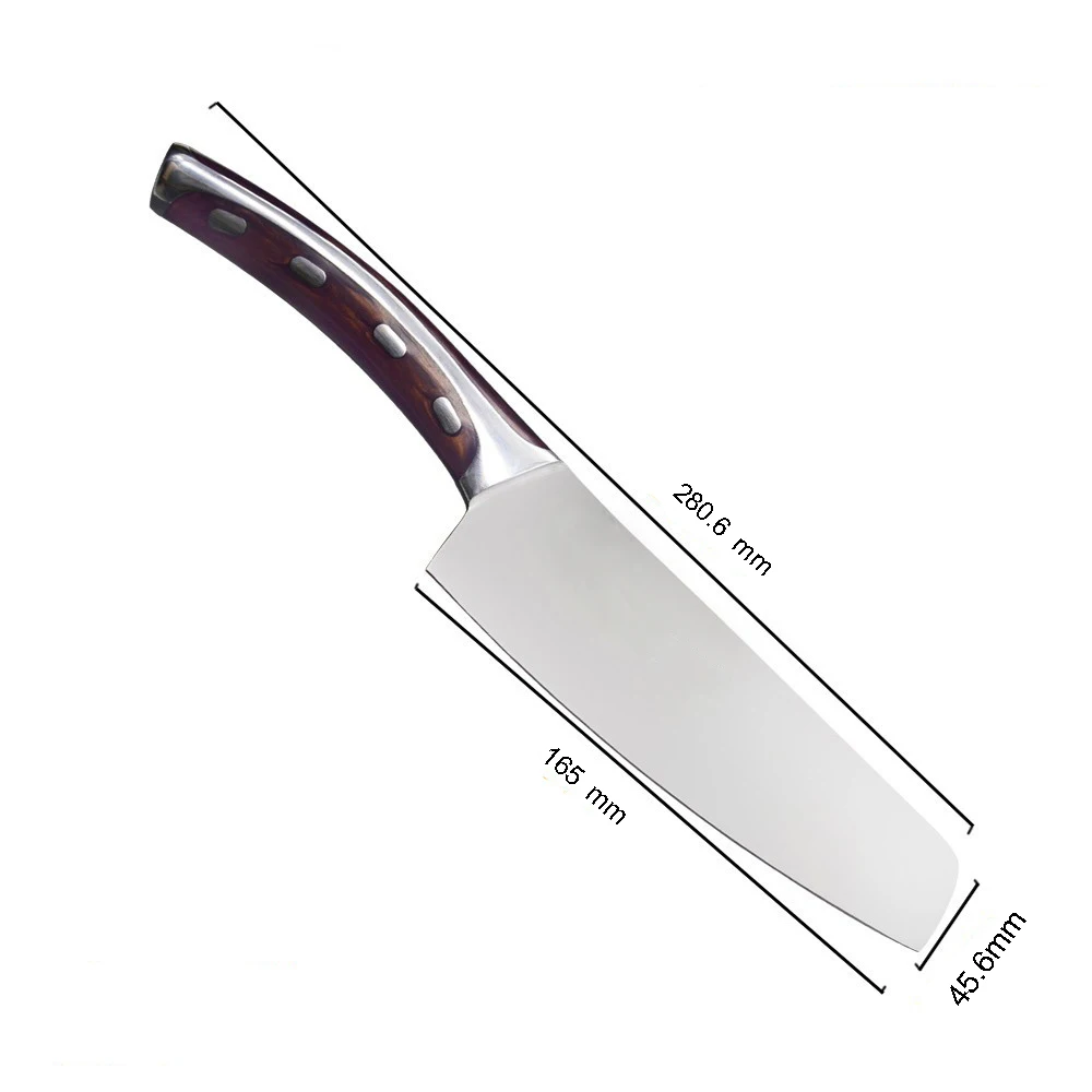 Santoku Ножи Кухня японский шеф повар суши 6 1/2 &quotКлинок Пособия по немецкому языку HC