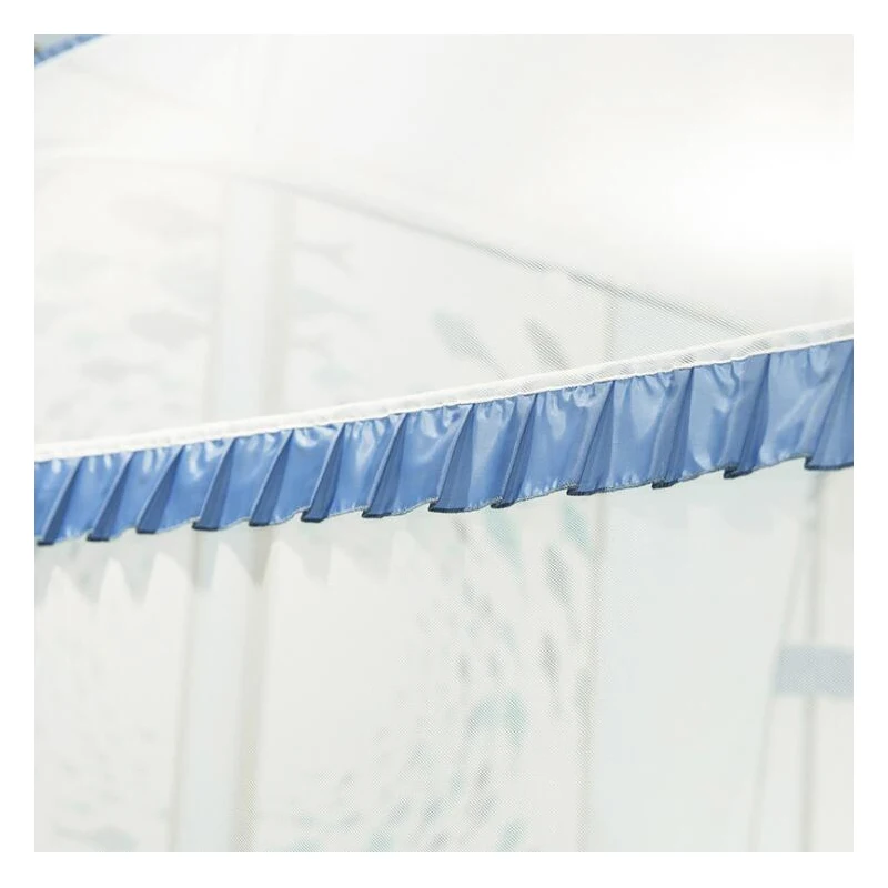 Летняя Складная сетчатая кровать 5D с двойным разделением насекомые Монгольская