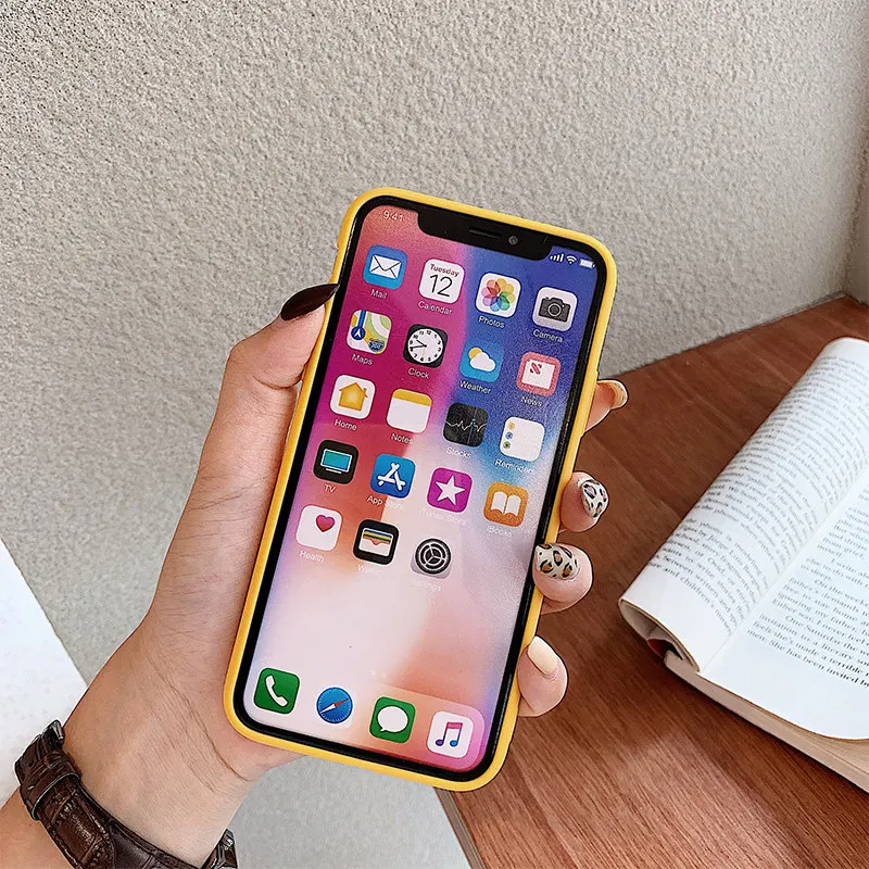 Candy Color Case For iPhone 7 8 X XR XS Max Silicone Soft TPU Cover 6 6S SE 5S 5 Plus Luxury Colorful Fundas |