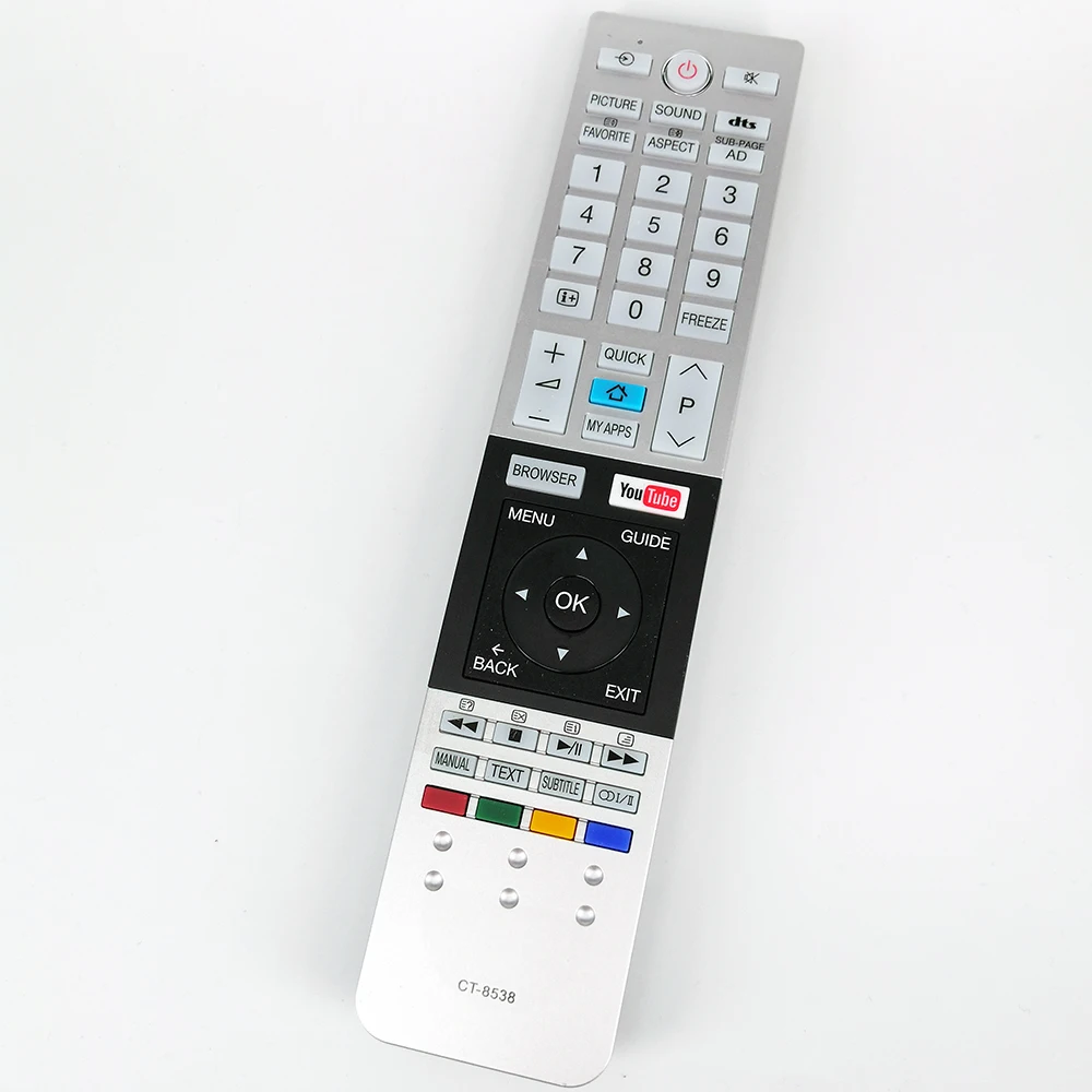 95% Новый оригинальный пульт дистанционного управления CT-8538 для Toshiba Smart TV |