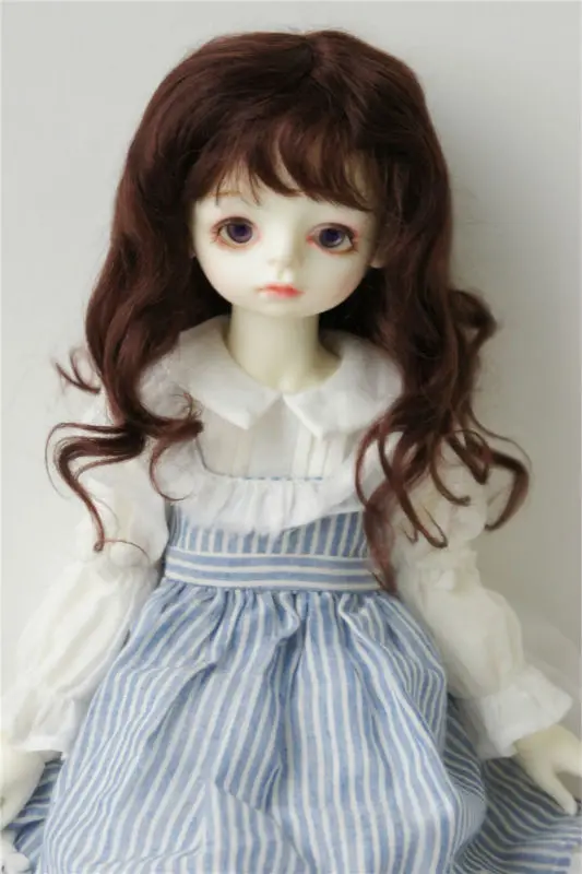 D2031L 1/3 23 25 см мохер BJD куклы парики 9 10 дюймов длинные европейские принцесса с