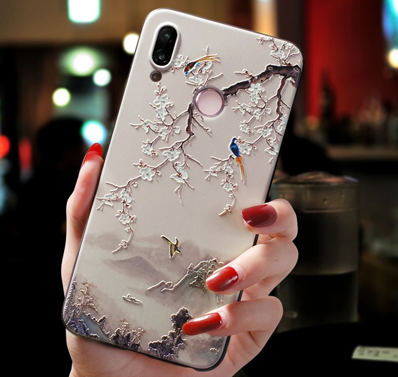 3D чехол с тиснением и изображением для Xiaomi Redmi 4X S2 5A 3 плюс 4A 6A 6 Pro Note 7 4X3 5 Fundas для Xiaomi Mi 8 Lite 9 A1 A2 5X 6X бант из ленты TPU с изображением