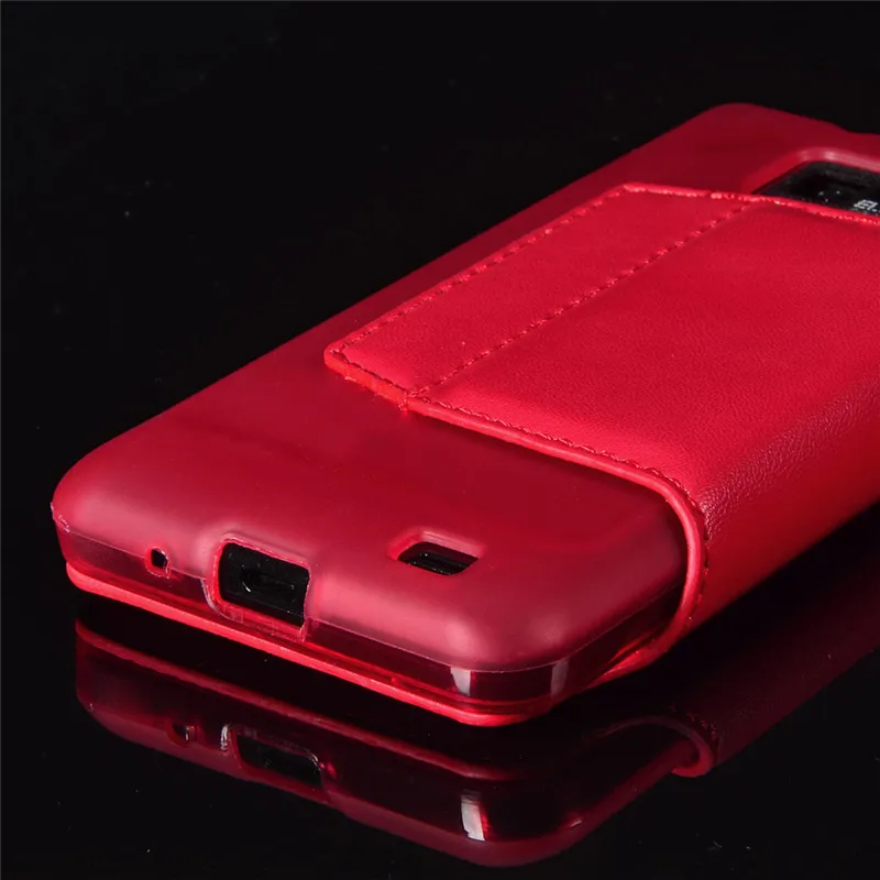 Для Samsung Galaxy S2 SII i9100 Роскошный чехол кошелек из искусственной кожи с откидной