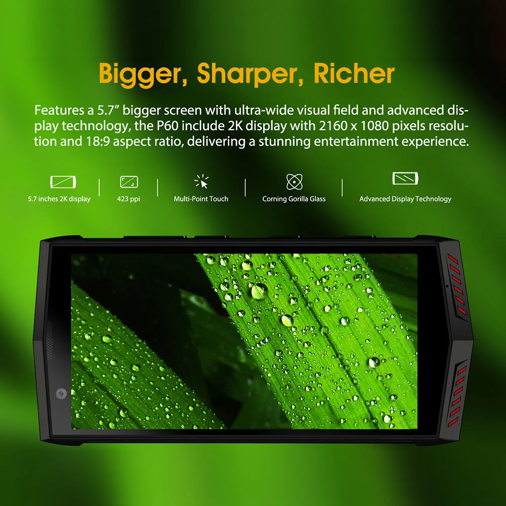 POPTEL P60 Face ID IP68 водонепроницаемый мобильный телефон 5," Android 8,1 MTK6763 6 ГБ+ 128 Гб 5000 мАч Беспроводная зарядка NFC 4G LTE смартфон