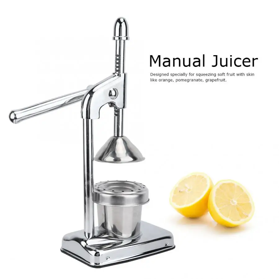 

New Stainless Steel Press Juicer Squeezer Household Fruit Juicer Extractor Orange Lemon Juicer Machine