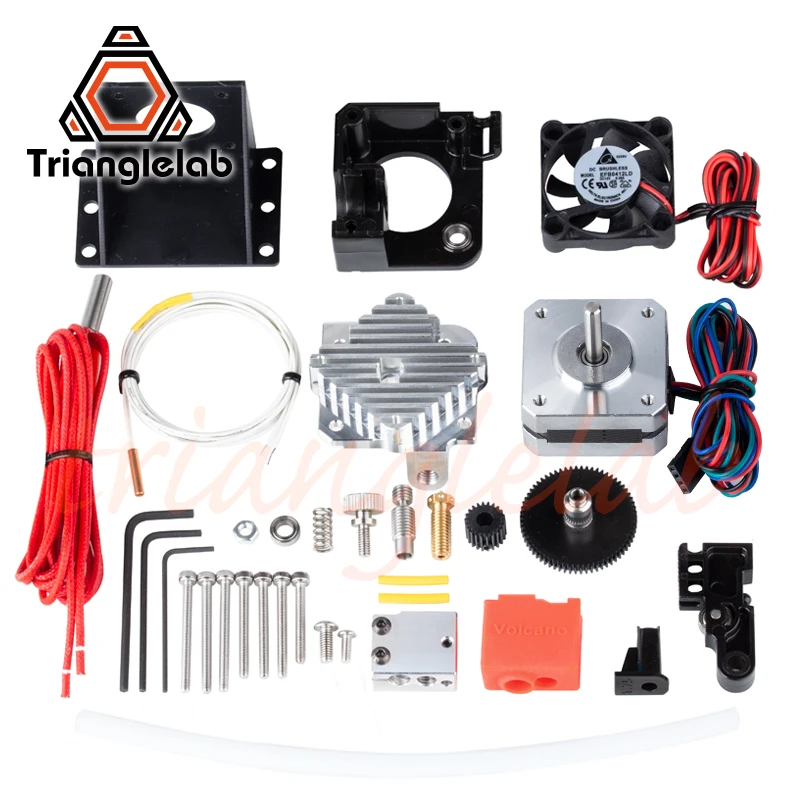 Trianglelab 3d принтер titan Aero V6 hotend экструдер полный комплект titan экструдер полный комплект reprap mk8 i3 совместимый TEVO ANET