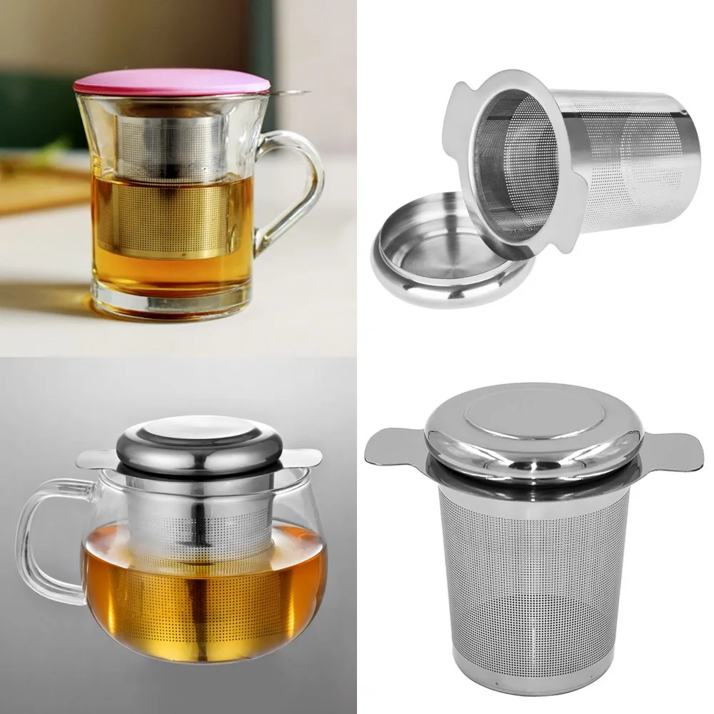 New Stainless Steel Filter Mesh Tea Infuser Metal Cup Strainer Tea Leaf Filter Sieve Teapot Tea Leaf Filter Mesh#20