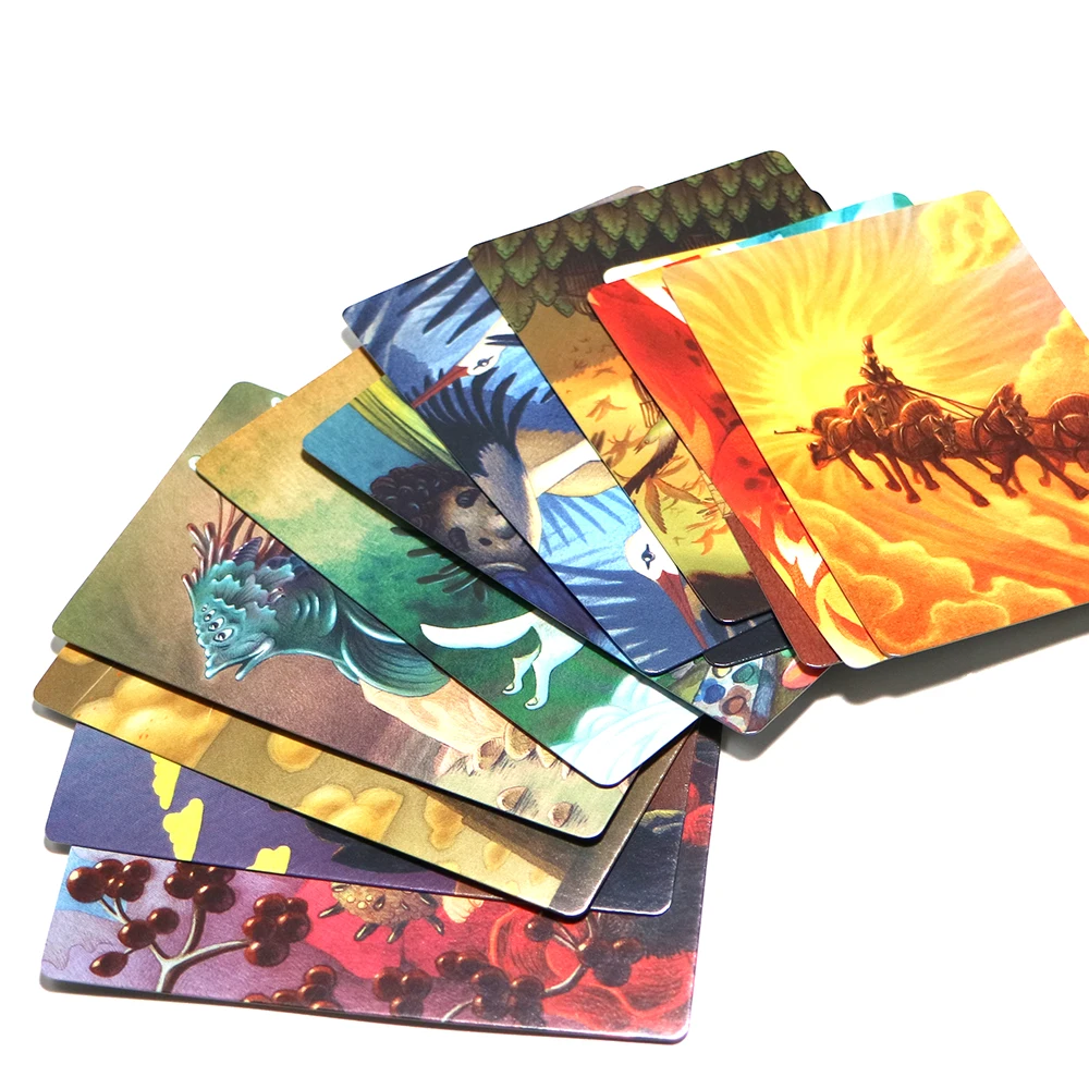 obscure dixit 7 8 9 карточная игра всего 252 игральные карты кролик из дерева оригинальная Задняя панель для детей Домашняя доска игры