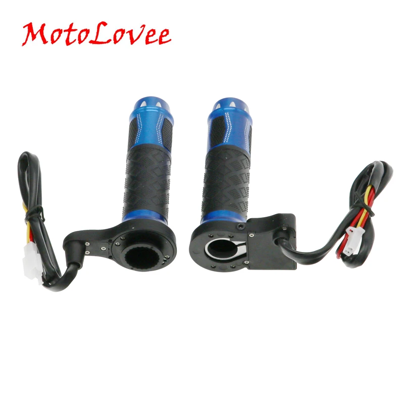 Ручки для мотоцикла MotoLovee с подогревом, 22 мм, 7/8 дюйма, 12 В