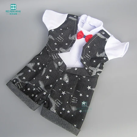 GC058 Одежда для кукол 43 см игрушка новорожденная кукла черно-белая полосатая детская одежда - Цвет: GC058