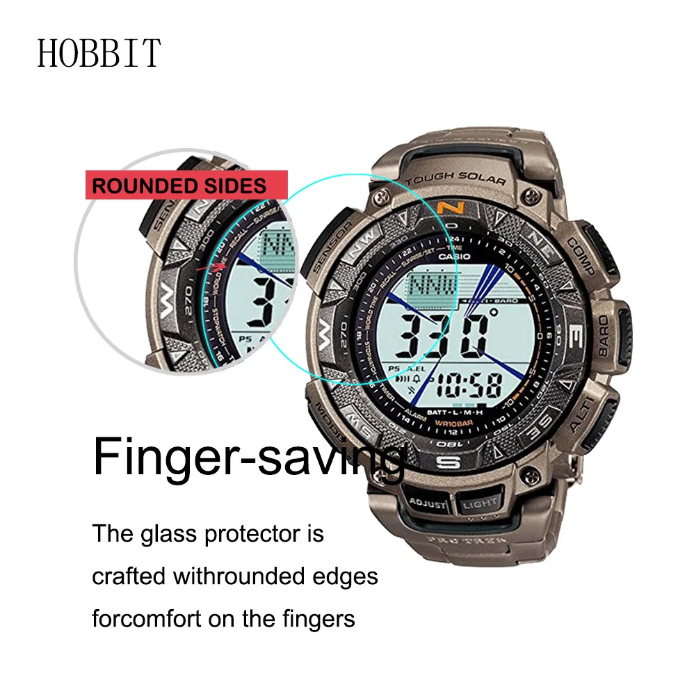 Защитный экран для Casio 0 3 мм 2.5D 9H закаленное стекло защита от царапин Смарт часы