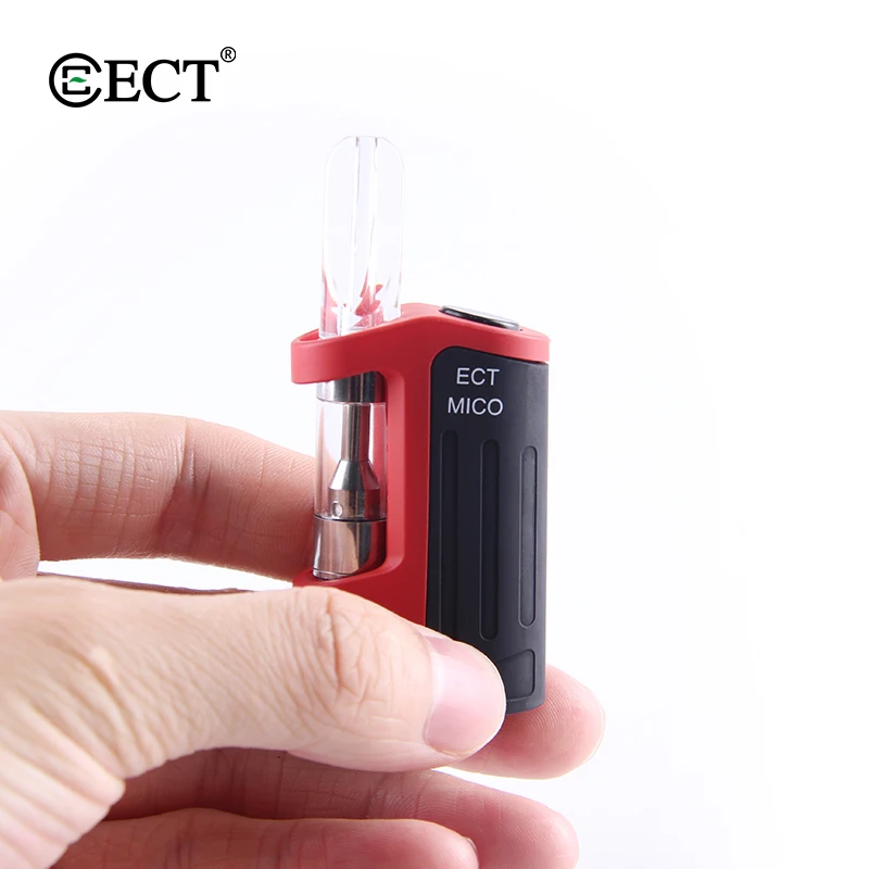 

Original ECT Mico Starter Kit With 0.5ml Ceramic G5 Vape Cartridges Real 350mah Preheat Battery For Thick Oil 5 Color Available