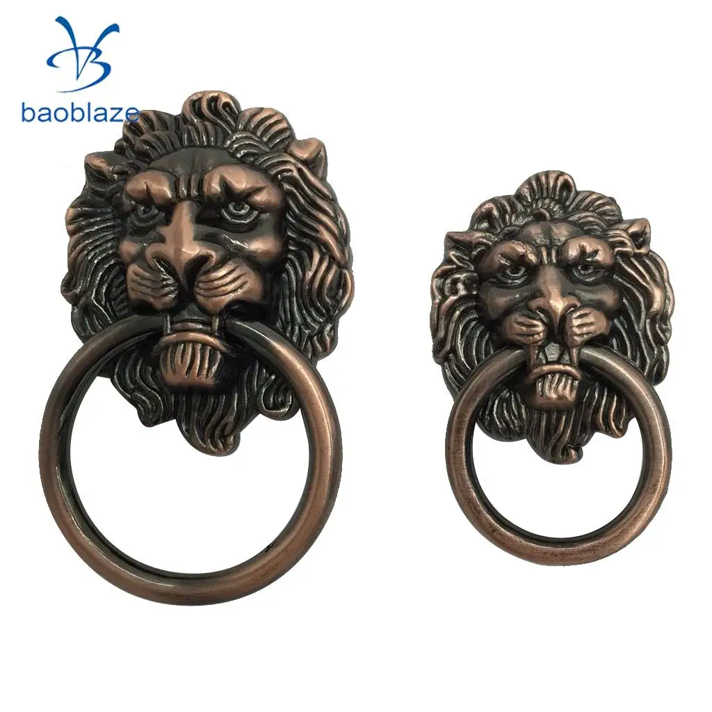 Ручки в форме головы льва baolaze для дверей шкафа ящика ручки украшения мебели |