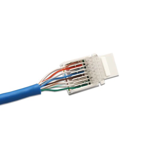 UKITSON Настенная розетка RJ45 4 порта CAT 6 белая