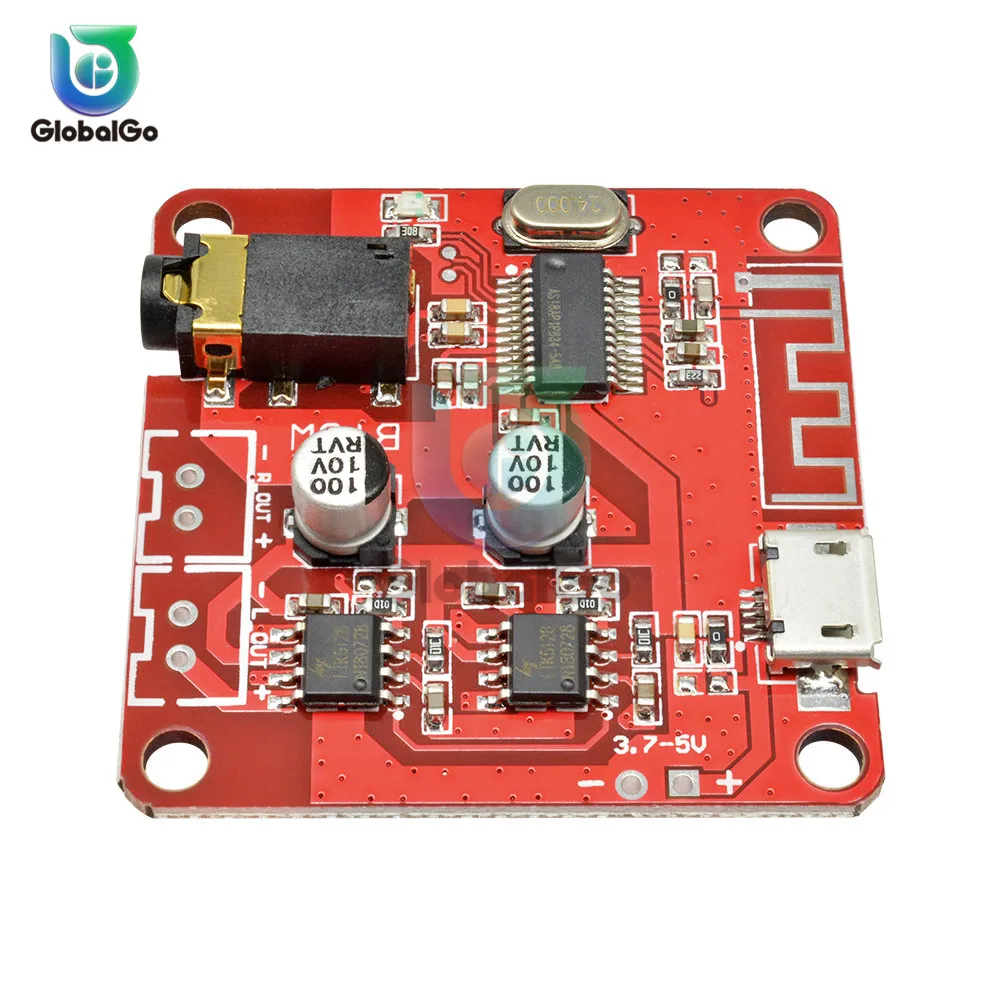 Плата декодера автомобильного динамика 5 Вт + USB MP3 Bluetooth 4 2 усилителя звука модуль