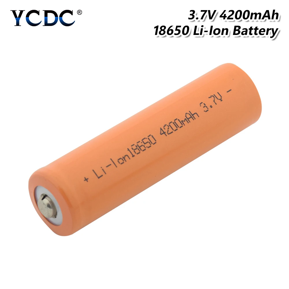 1/2/4 шт 3,7 V 18650 4200mAh литий-ионный аккумулятор перезаряжаемые литиевые батареи, Длительное Действие, 18650 Батарея для DVD ноутбук воздушная модель игрушка