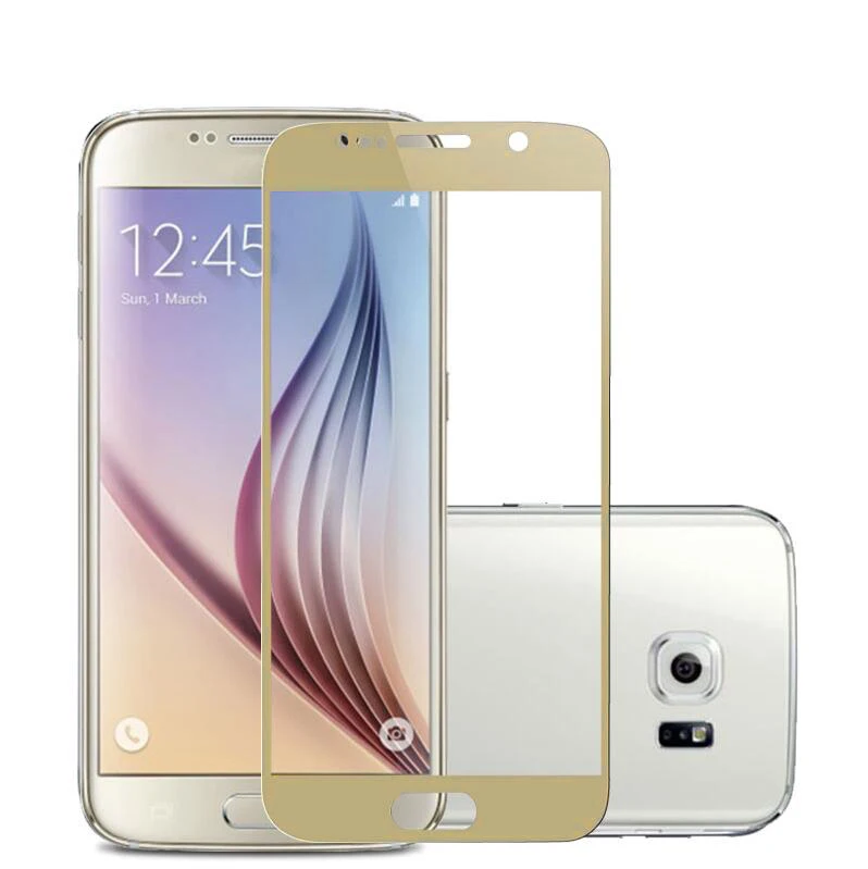 Полностью покрывающее закаленное Стекло для samsung Galaxy A5 A7 S4 S5 S6 S7 C5 C7 Note 4/Note 5 J3 J5 J7 Экран Защитная закаленная пленка