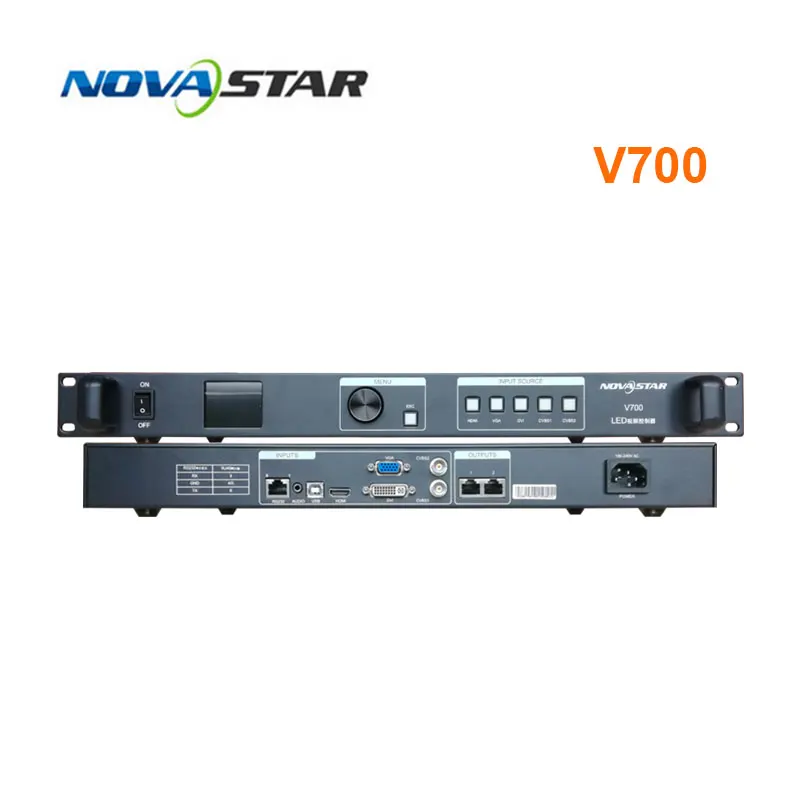 Goedkoop Nova V700 Led Video Processor Full Color Screen Usb Led Video Wall Panel Ondersteuning 1920 × 1200 @ 60Hz Resolutie