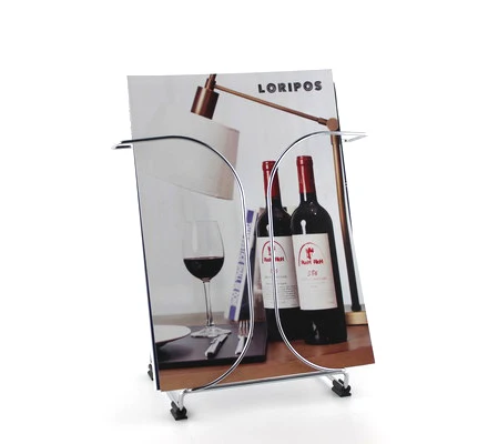 A4 металлическая литература листовка держатель брошюры дисплей напольная стойка