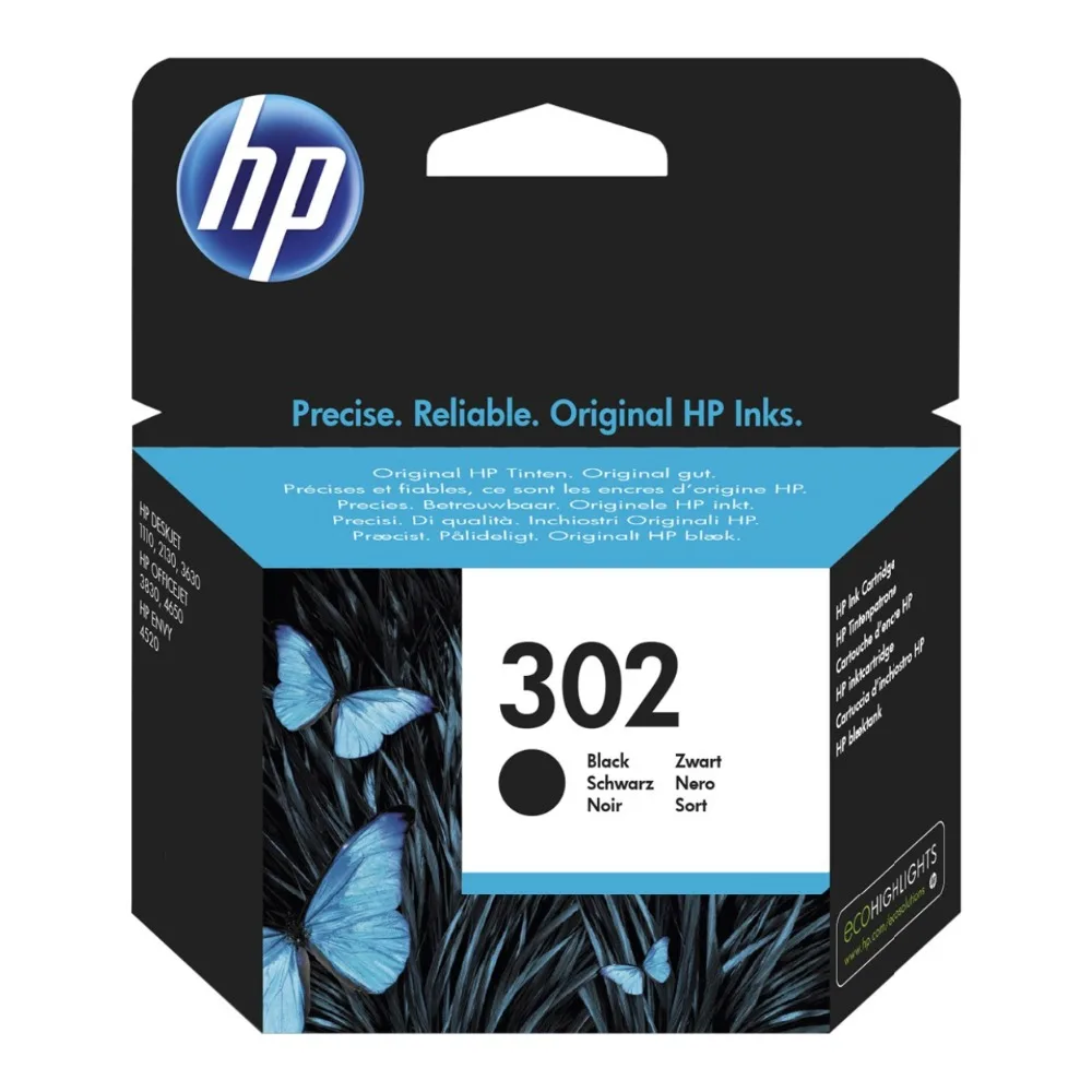 HP Cartucho de tinta original 302XL alta capacidad tricolor Cian Magenta Amarillo Deskjet 1110 2130 A | Компьютеры и офис
