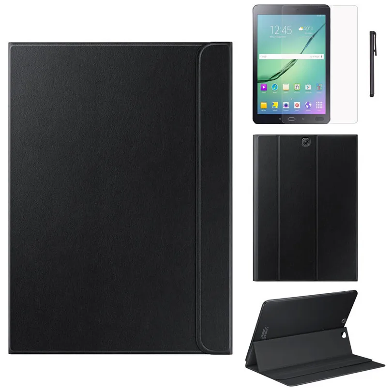 Кожаный чехол для планшета Samsung Galaxy Tab S2 9 7 дюймовый защитный SM-T810 SM-T815 Fundas Coque с